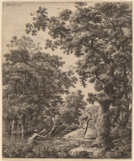 Landscape with Alpheus and Arethusa. Creator: Anthonie Waterloo.