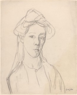 Self-Portrait, probably 1907/1909. Creator: Gwendolen Mary John.