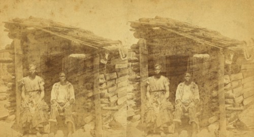 Bob and Martha at home, (1868-1900?). Creator: O. Pierre Havens.
