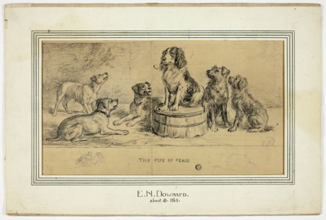 The Pipe of Peace (recto), n.d. Creator: Ebenezer Newman Downard.