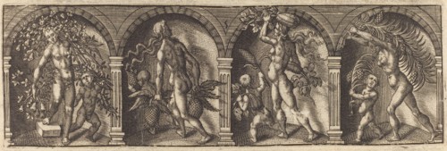 Les divers pourtraicts et figures V, c. 1600. Creator: Master AD.
