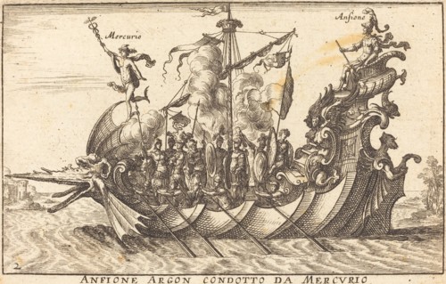 Anfione Argon condotto da Mercurio. Creator: Balthasar Moncornet.