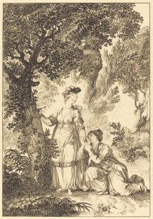 La fiancee du roi de Garbe: L'arbre. Creator: Louis Michel Petit.