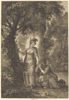 La fiancee du roi de Garbe: L'arbre. Creator: Louis Michel Petit.