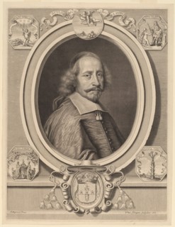 Cardinal Jules Mazarin, 1661. Creator: Pierre Louis van Schuppen.