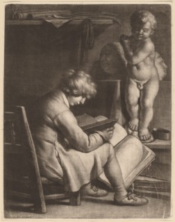 Young Artist with a Statue of Cupid. Creator: Wallerant Vaillant.