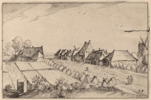 Fields and a Road, published 1612. Creator: Claes Jansz Visscher.