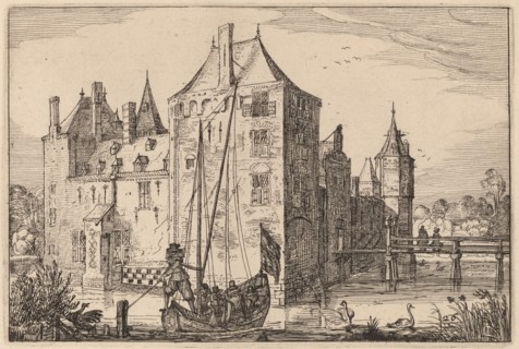 Castle (Warmond?), published 1612. Creator: Claes Jansz Visscher.