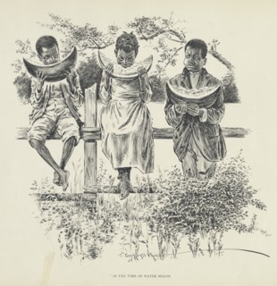 In the time of water melon, 1899. Creator: Jay Campbell Phillips.