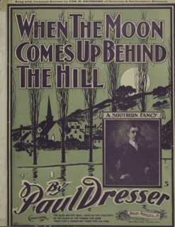 'When the moon comes up behind the hill', 1900. Creator: Unknown.