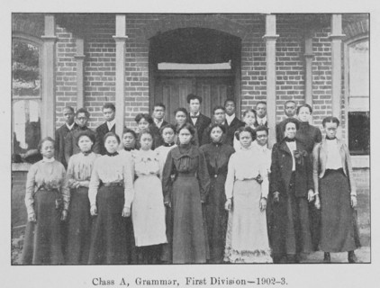Class A, Grammar, First Division- 1902-3, 1903. Creator: Unknown.