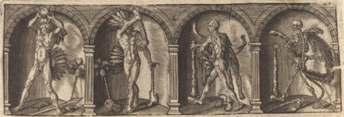 Les divers pourtraicts et figures VI, c. 1600. Creator: Master AD.
