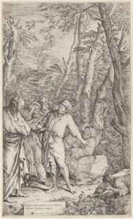 Diogenes Casting Away His Bowl, 1615-1673. Creator: Salvator Rosa.