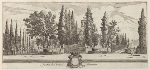 Jardin du Cardinal Montalte, 1640-1660. Creator: Israel Silvestre.