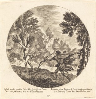 Daphne Turning to a Laurel, 1665. Creator: Georg Andreas Wolfgang.