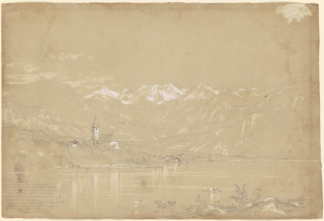 Lake of Brienz, late 19th century. Creator: John William Casilear.