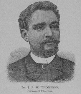 Dr. J. E. W. Thompson, Permanent Chairman, 1892. Creator: Unknown.
