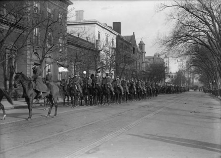 Funeral of Augustus Peabody Gardner, 1918. Creator: Harris & Ewing.