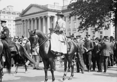 Rublee, Mrs. Juliet, Woman Suffrage, 1914. Creator: Harris & Ewing.