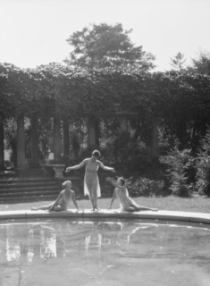 Elizabeth Duncan dancers and children, 1927 Creator: Arnold Genthe.