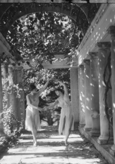 Elizabeth Duncan dancers and children, 1927 Creator: Arnold Genthe.