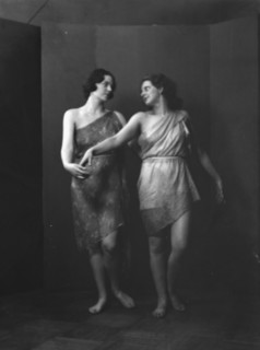 Elizabeth Duncan dancers and children, 1931 Creator: Arnold Genthe.