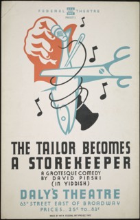The Tailor Becomes a Storekeeper, New York, 1938. Creator: Unknown.
