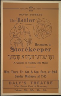 The Tailor Becomes a Storekeeper, New York, 1938. Creator: Unknown.
