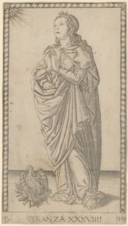 Speranza (Hope), c. 1465. Creator: Master of the E-Series Tarocchi.