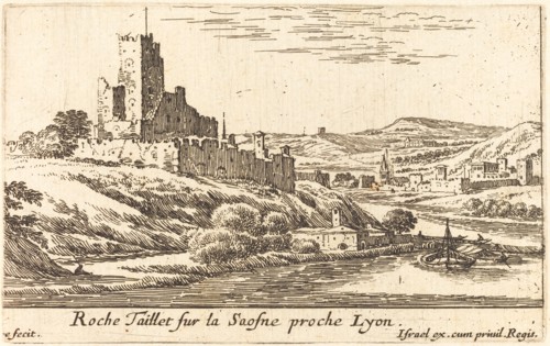 Roche Taillet sur la Saosne proche Lyon. Creator: Israel Silvestre.