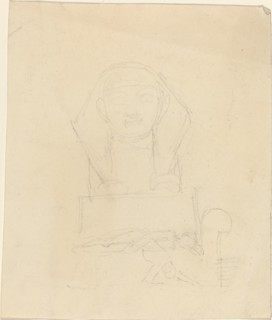Sphinx with Reclining Figures in Foreground. Creator: John Flaxman.