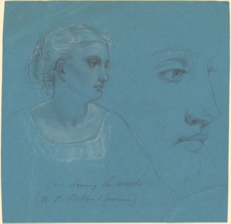Studies for "Sowing the Word", c. 1868. Creator: Daniel Huntington.
