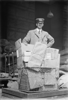 Post Office Department - Parcel Post, 1914. Creator: Harris & Ewing.