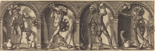 Les divers pourtraicts et figures VIII, c. 1600. Creator: Master AD.