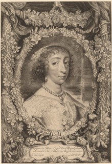 Henrietta Maria, Queen of England, 1650?. Creator: Jonas Suyderhoef.
