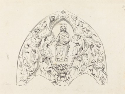 Last Judgment, Lincoln Cathedral, published 1829. Creator: W Walton.