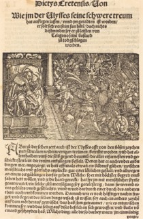 Page from Troianischen Kreig - Ausberg, 1536. Creator: Hans Weiditz.
