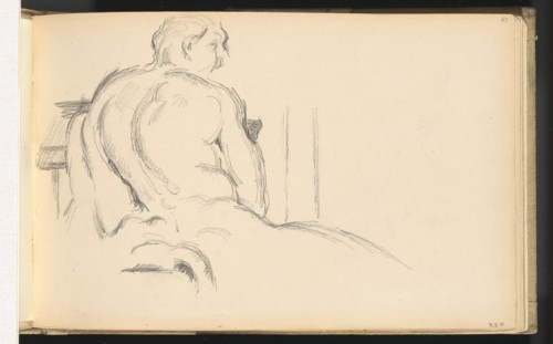Study of Puget's "Hercules Resting", c. 1879. Creator: Paul Cezanne.