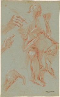 Studies of Saint James the Greater, c. 1686. Creator: Carlo Maratti.