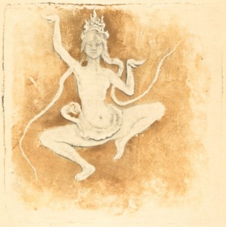 Danseuse Cobodgienne (Cambodian Dancer), 1897. Creator: Pierre Roche.