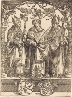 Saints Maximilian, Stephen, and Valentine, 1514. Creator: Wolf Traut.