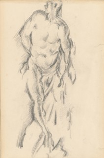 Study of Puget's "Milo of Crotona", 1895/1898. Creator: Paul Cezanne.
