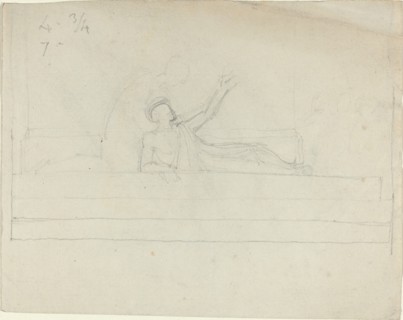 Two Greek Classical Figures, in or after 1797. Creator: John Flaxman.