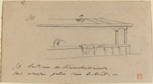 Study for "Le Petit Pont", probably c. 1850. Creator: Charles Meryon.