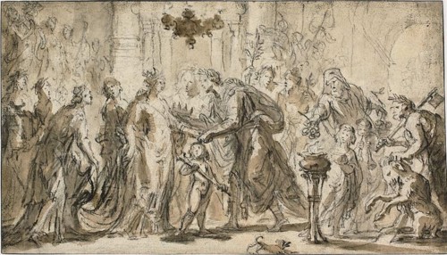 The Marriage of Zenobia and Odenatus, n.d. Creator: Justus van Egmont.