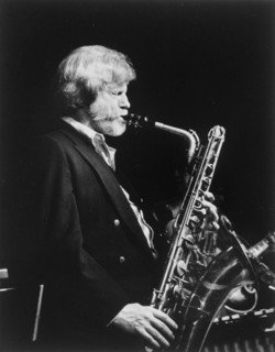 Portrait of Gerry Mulligan, ca. 1980s. Creator: William Paul Gottlieb.