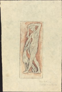 Diane au levrier (Diana and a Greyhound), 1912. Creator: Pierre Roche.