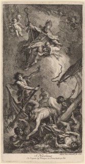 Saint Nicholas Rescuing Sailors, 1771. Creator: Martin Johann Schmidt.