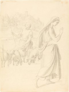 The Meeting of Jacob and Rachel, c. 1829. Creator: Joseph von Fuhrich.