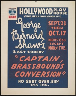 Captain Brassbound's Conversion, Los Angeles, [193-]. Creator: Unknown.